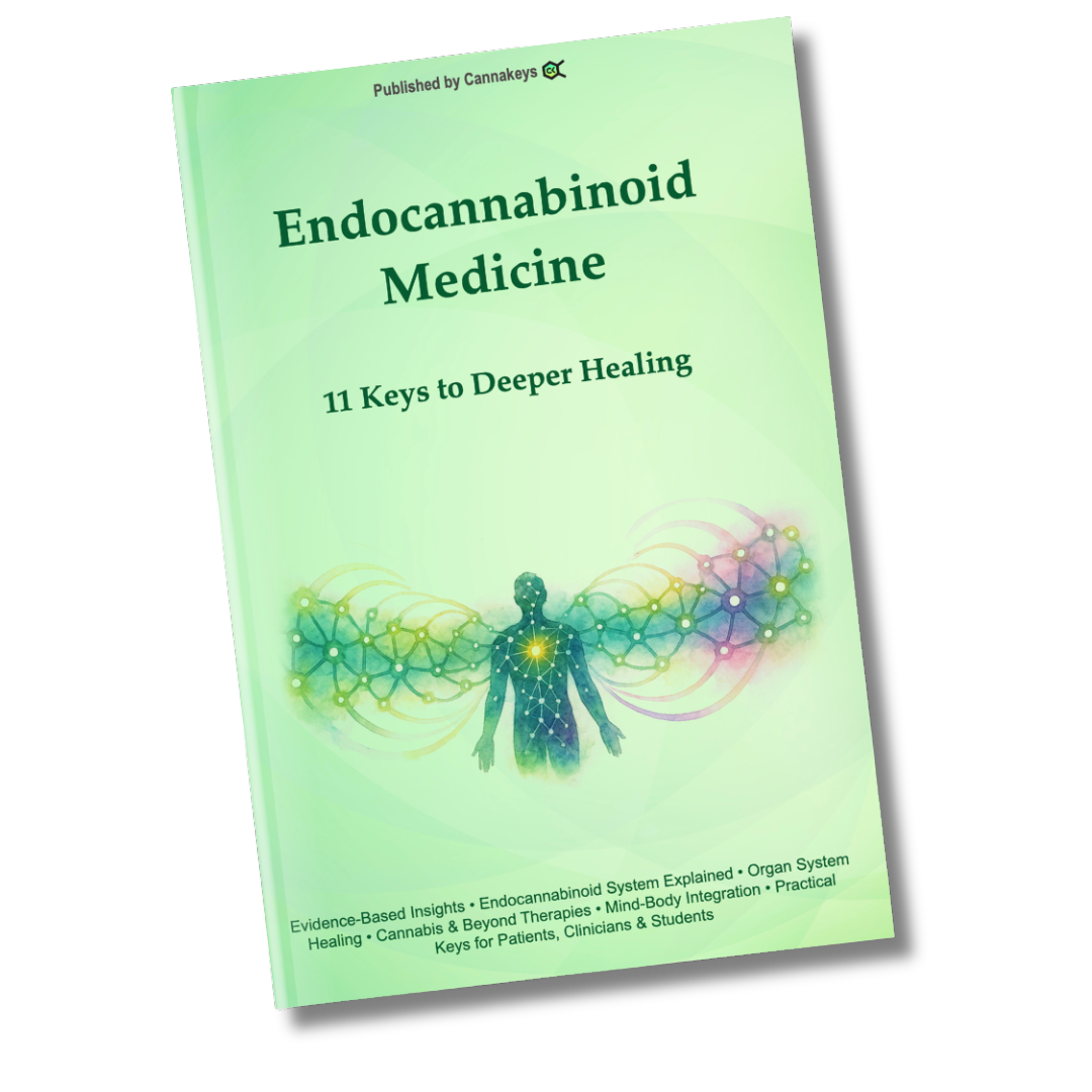 Endocannabinoid Medicine 11 Keys to Deeper Healing paperback book published by CannaKeys