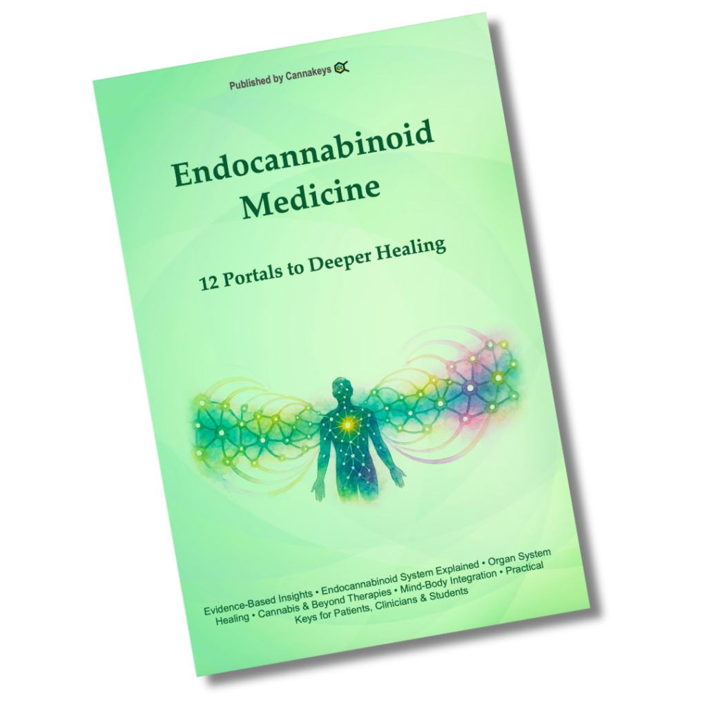 Endocannabinoid Medicine 12 Keys to Deeper Healing paperback book published by CannaKeys