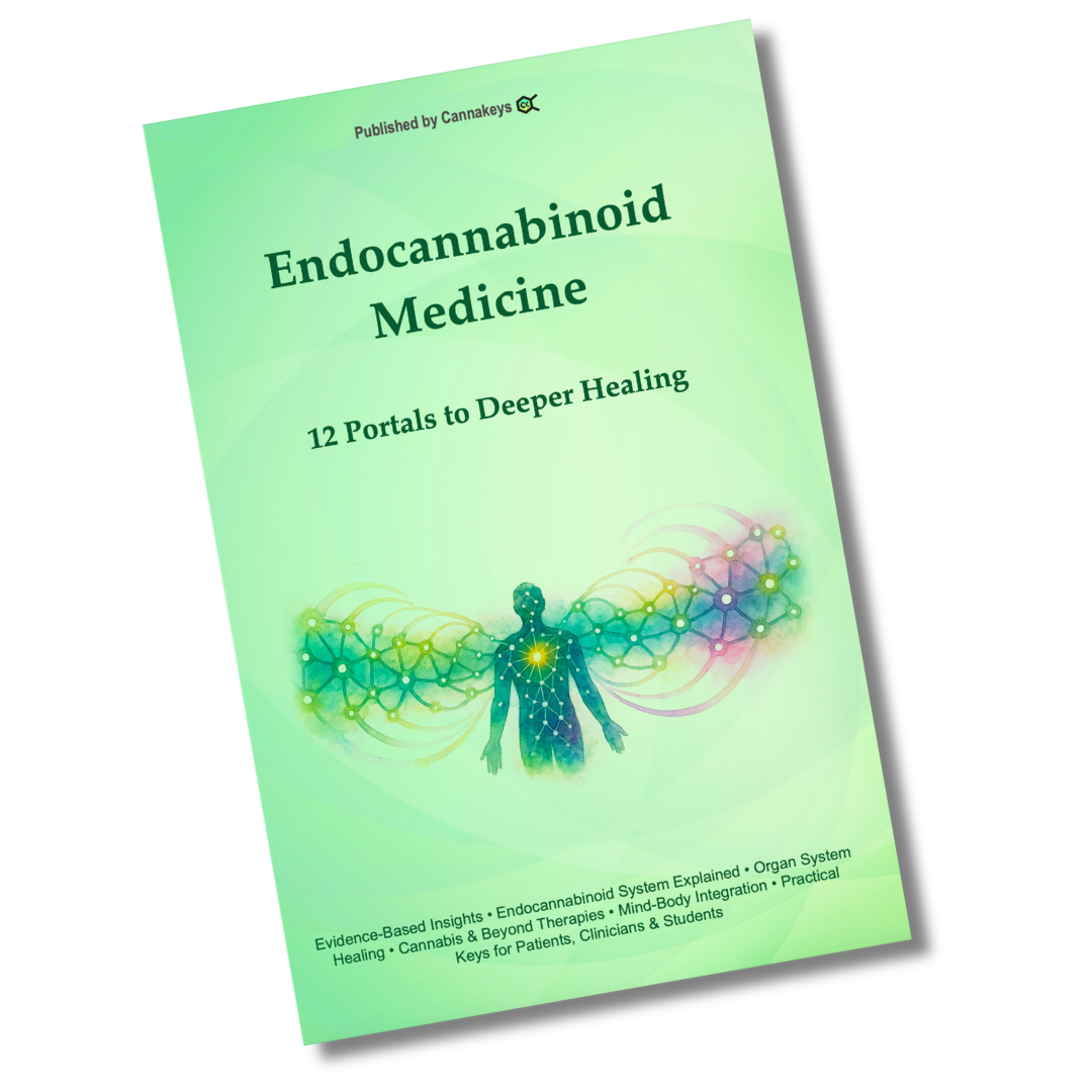 Endocannabinoid Medicine 12 Keys to Deeper Healing paperback book published by CannaKeys